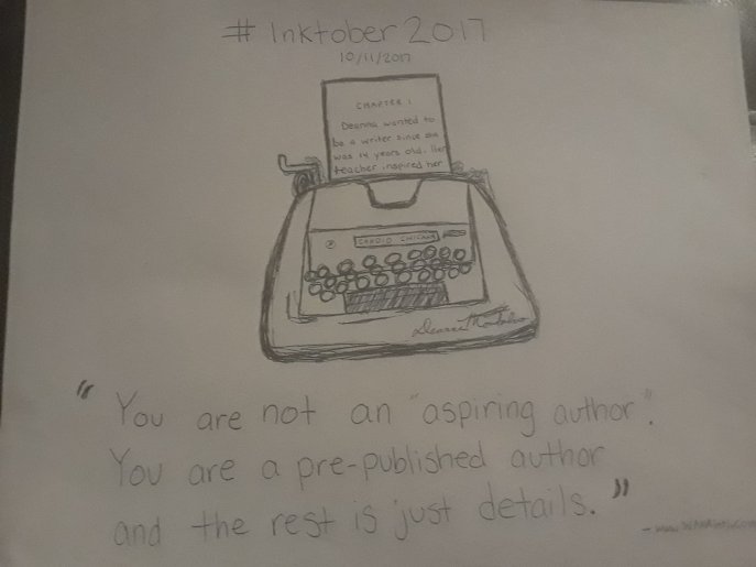 Candid Chicana Typewriter By Deanna G. Montalvo